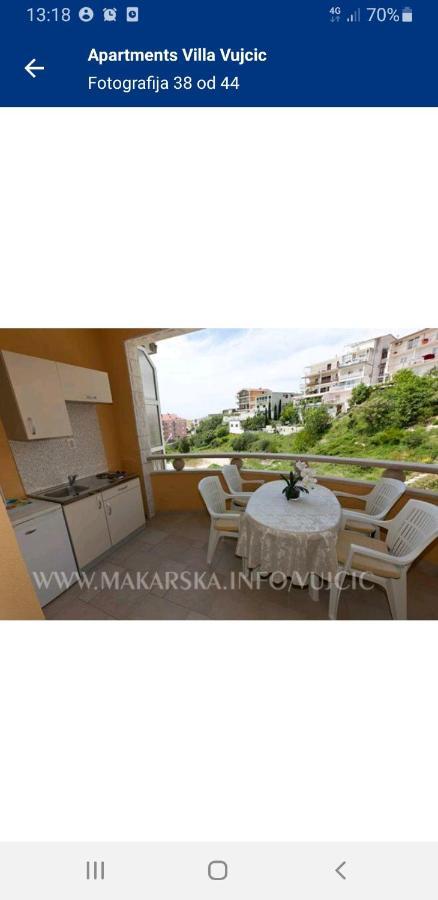 מאקרסקה Villa Vujcic מראה חיצוני תמונה