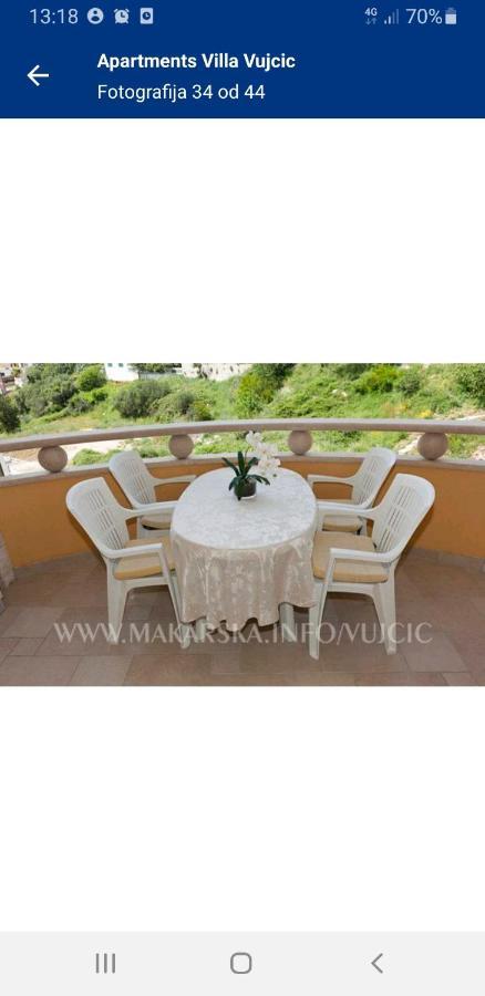 מאקרסקה Villa Vujcic מראה חיצוני תמונה