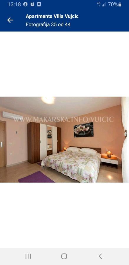 מאקרסקה Villa Vujcic מראה חיצוני תמונה